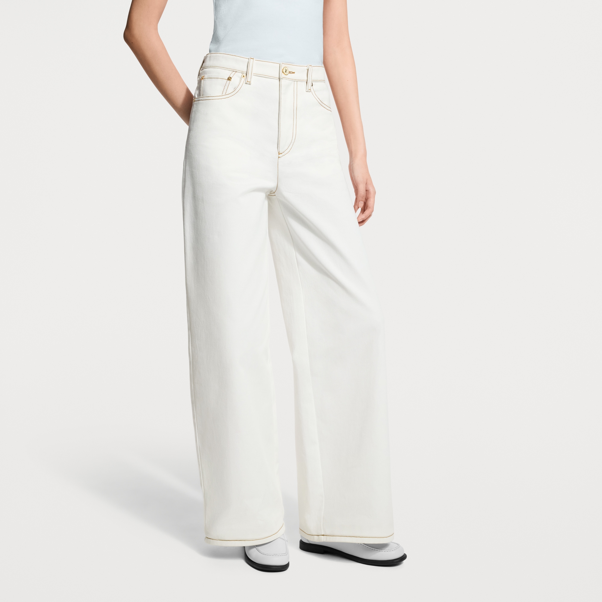 Contrast Stitch Utility Jeans - Ready-to-Wear 1AJZ1L | LOUIS VUITTON